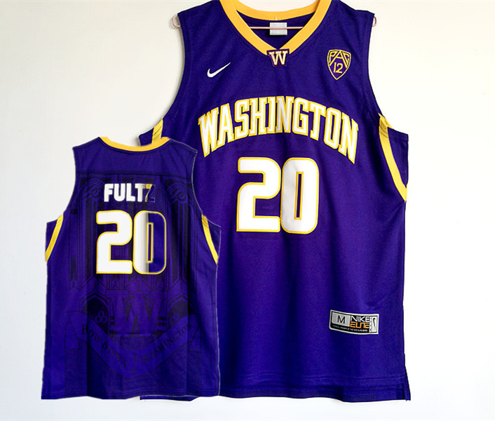 Washington Huskies 20 Markelle Fultz Purple College Basketball Jersey
