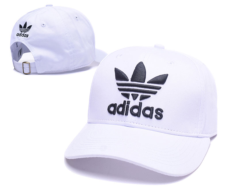 Adidas Logo White Fashion Adjustable Hat GS