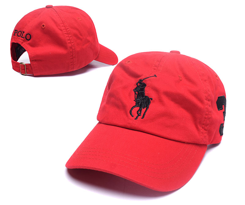 Polo Logo Red Adjustable Hat GS