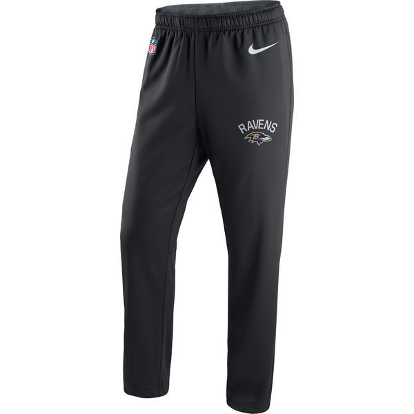 Baltimore Ravens Nike Black Circuit Sideline Performance Pants - Click Image to Close
