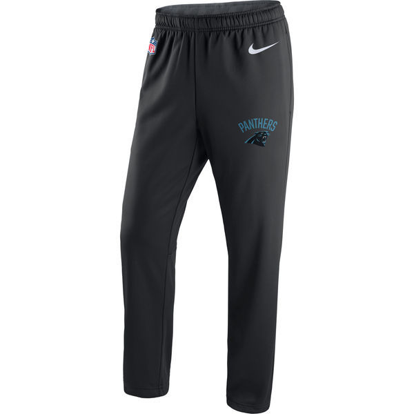 Carolina Panthers Nike Black Circuit Sideline Performance Pants