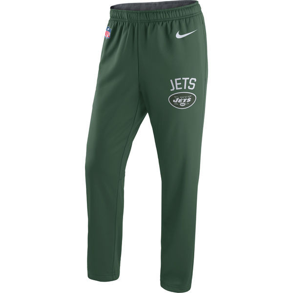 New York Jets Nike Green Circuit Sideline Performance Pants - Click Image to Close