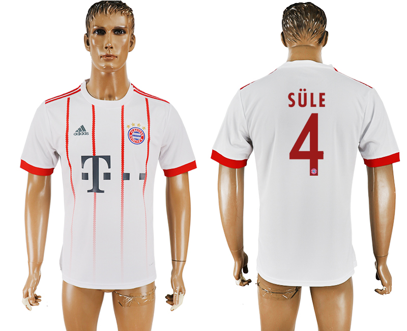 2017-18 Bayern Munich 4 SULE UEFA Champions League Away Thailand Soccer Jersey
