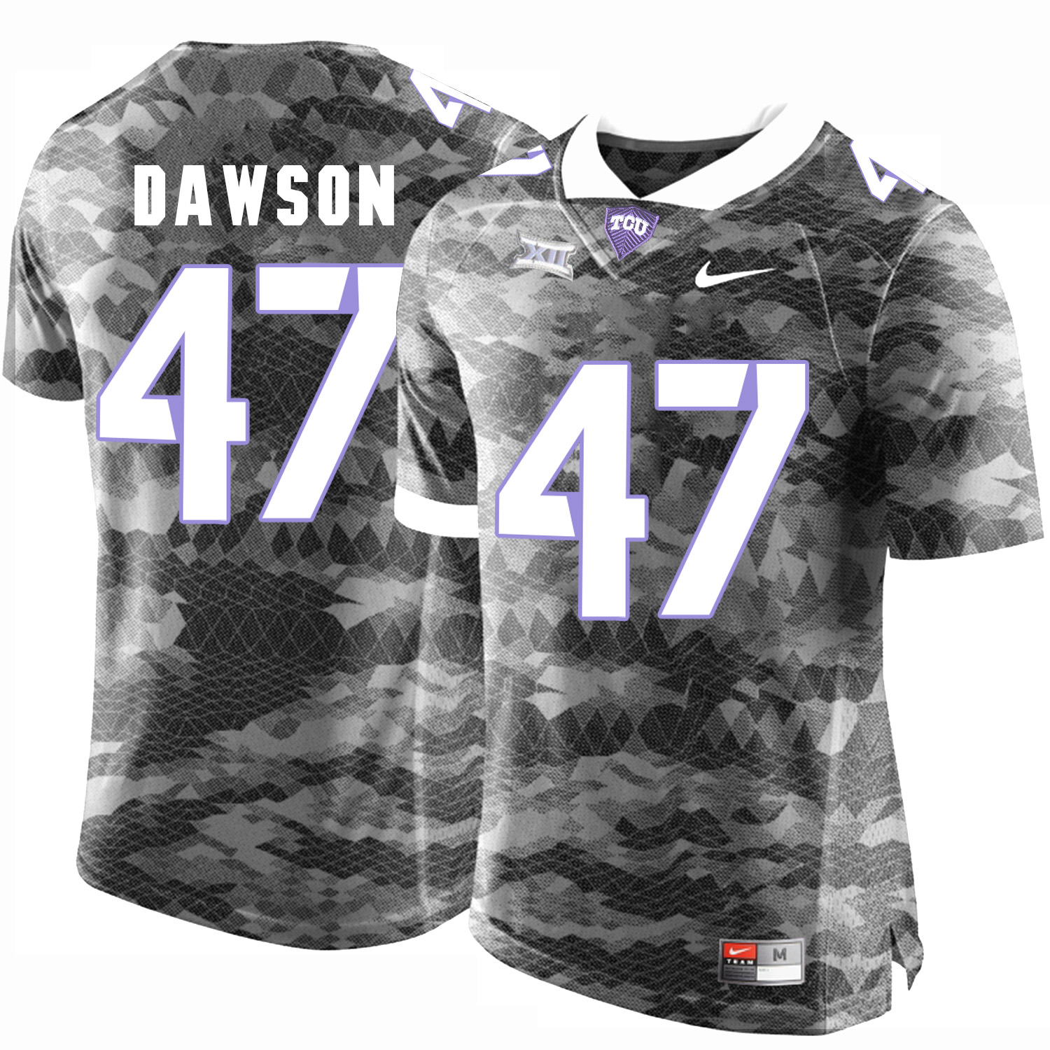 TCU Horned Frogs 47 P.J. Dawson Gray College Football Limited Jersey