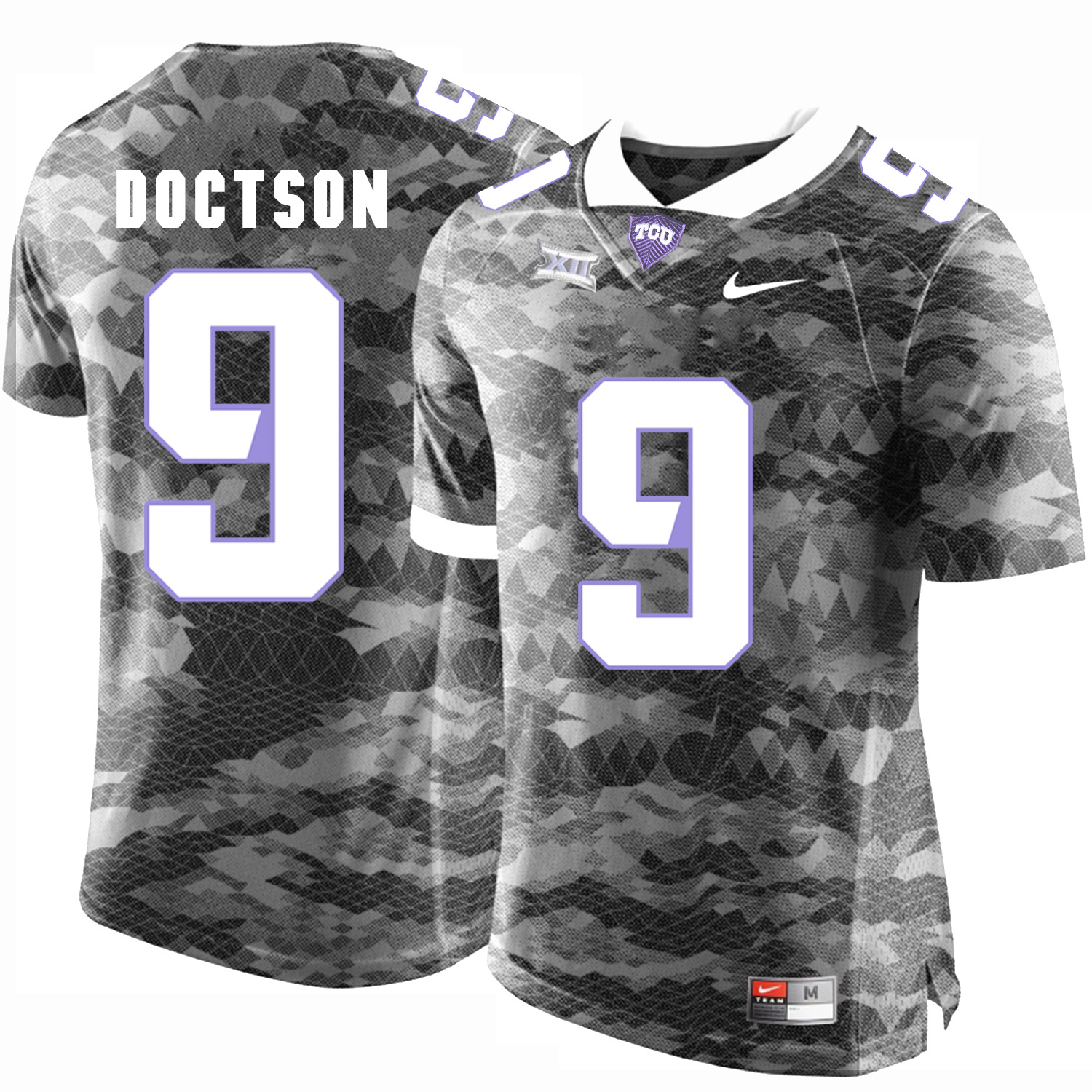 TCU Horned Frogs 9 Josh Doctson Gray College Football Limited Jersey