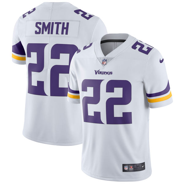 Nike Vikings 22 Harrison Smith White Youth Vapor Untouchable Player Limited Jersey