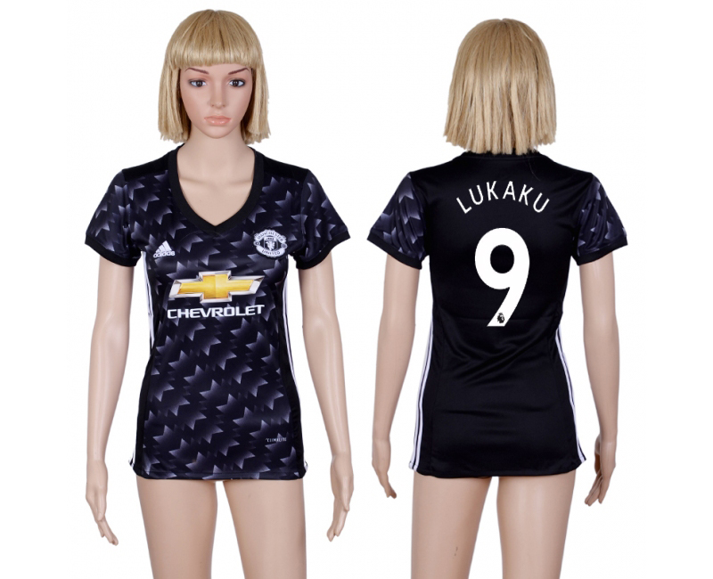 2017-18 Manchester United 9 LUKAKU Away Women Soccer Jersey 2017-18 Manchester United 9 LUKAKU Away Women Soccer Jersey