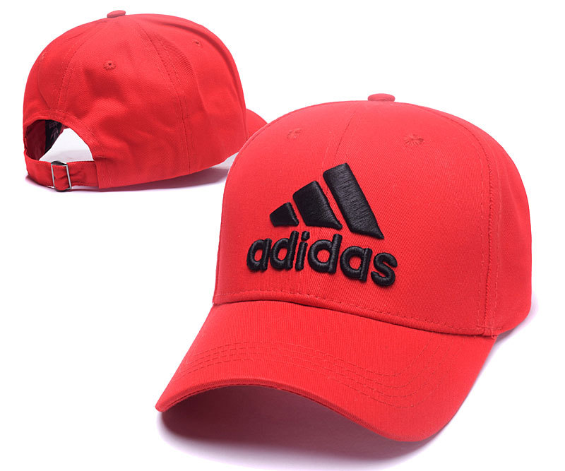 Adidas Sports Logo Red Adjustable Hat SG