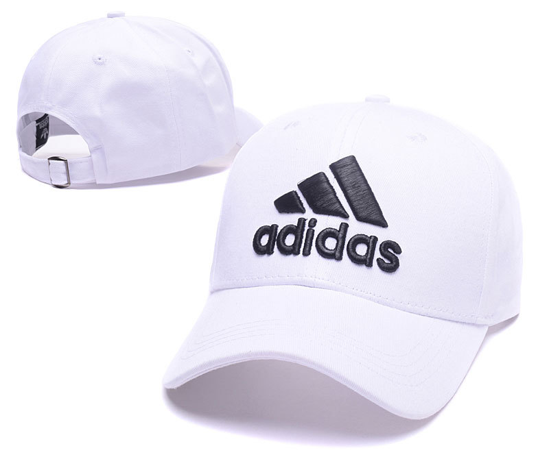 Adidas Sports Logo White Adjustable Hat SG