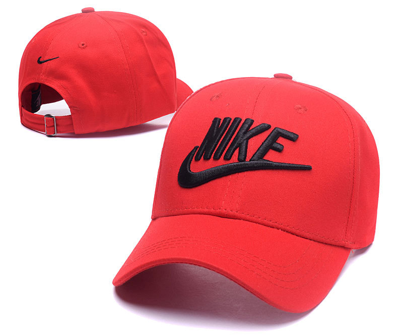 Nike Sports Logo Red Adjustable Hat SG