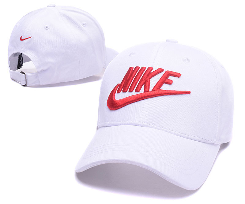 Nike Sports Logo White Adjustable Hat SG