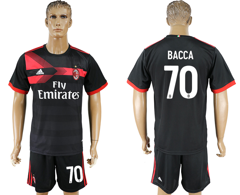2017-18 AC Milan 70 BACCA Third Away Soccer Jersey