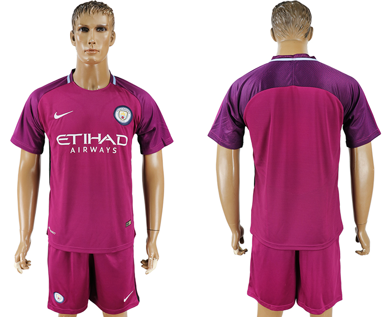 2017-18 Manchester City Away Soccer Jersey
