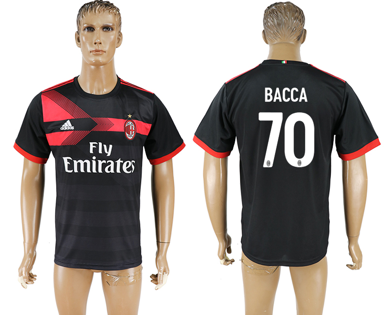 2017-18 AC Milan 70 BACCA Third Away Thailand Soccer Jersey