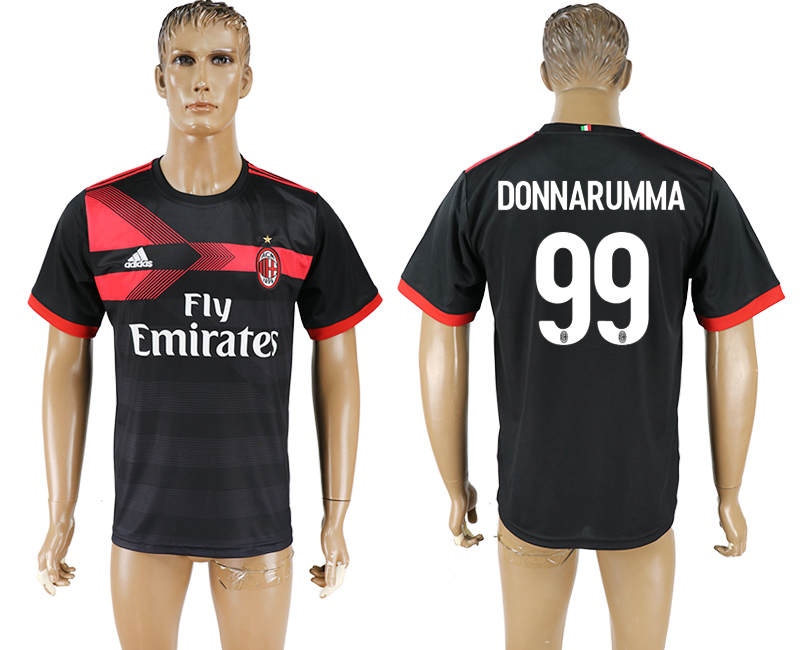 2017-18 AC Milan 99 DONNARUMMA Third Away Thailand Soccer Jersey 2017-18 AC Milan 99 DONNARUMMA Third Away Thailand Soccer Jersey