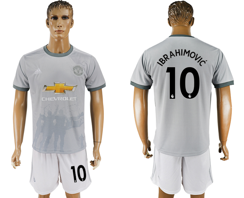 2017-18 Manchester United 10 IBRAHIMOVIC Third Away Soccer Jersey