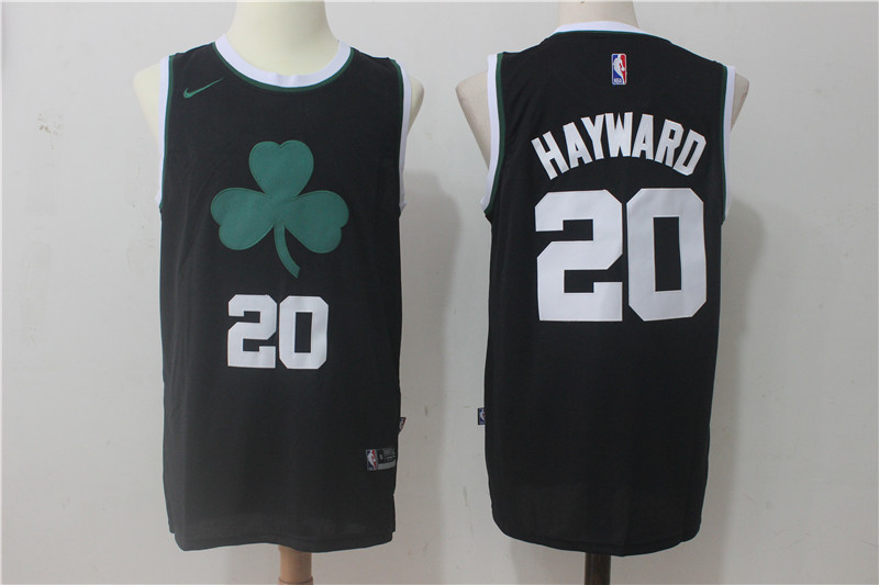 Celtics 20 Gordon Hayward Black Nike Jersey