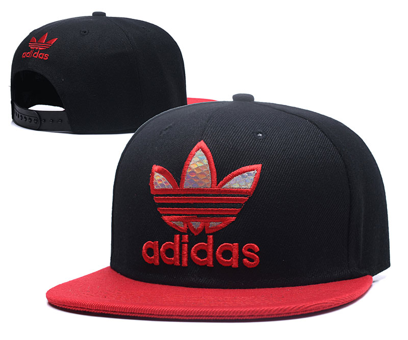 Adidas Originals Red Logo Black Snapback Adjustable Hat GS