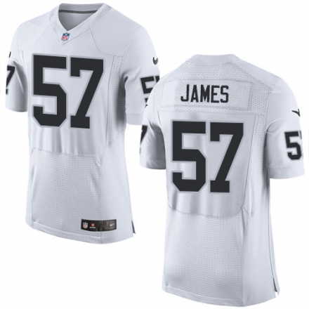 Nike Raiders 57 Cory James White Elite Jersey