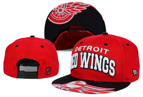 Detroit Red Wings Team Logo Red Snapback Adjustable Hat