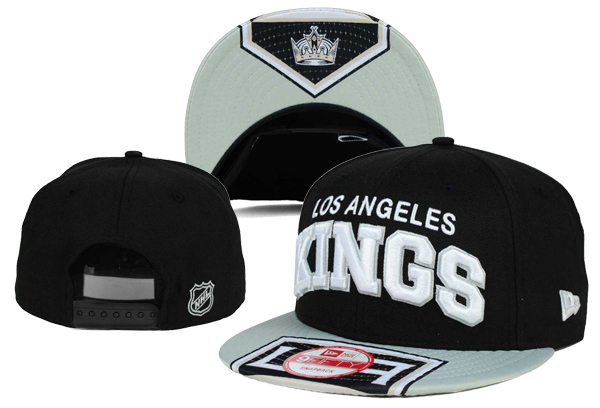 Los Angeles Kings Team Logo Black Snapback Adjustable Hat