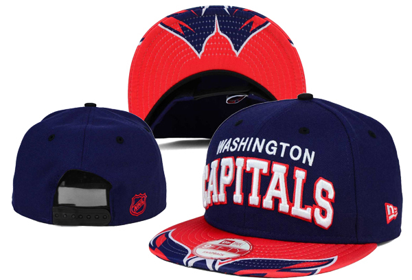 Washington Capitals Team Logo Navy Snapback Adjustable Hat