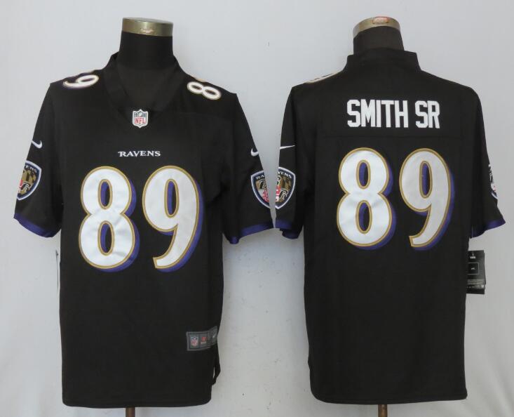 Nike Ravens 89 Steve Smith Sr. Black Youth Vapor Untouchable Player Limited Jersey