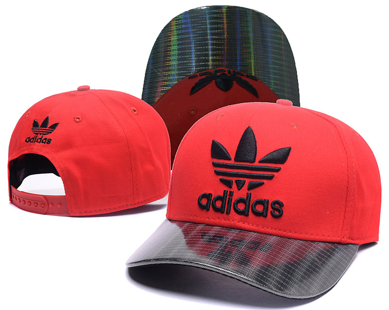 Adidas Team Logo Red Adjustable Hat GS