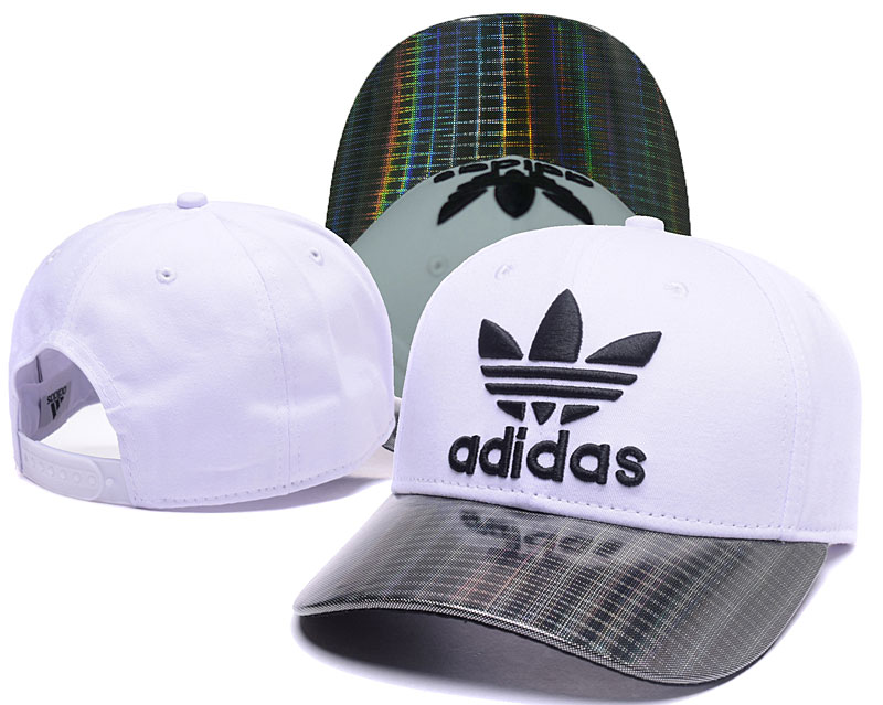 Adidas Team Logo White Adjustable Hat GS