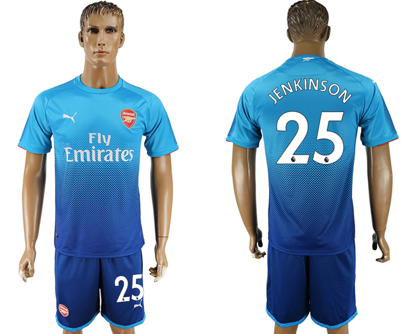 2017-18 Arsenal 25 JENKINSON Away Soccer Jersey 2017-18 Arsenal 25 JENKINSON Away Soccer Jersey