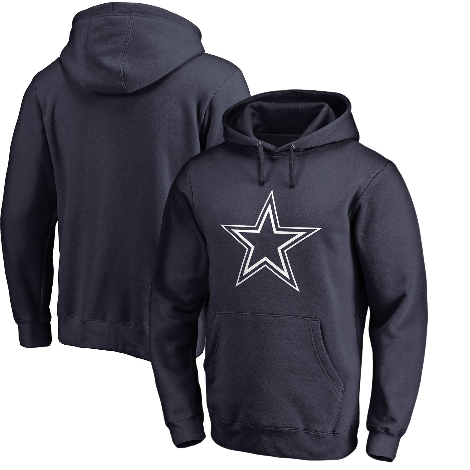Men's Dallas Cowboys NFL Pro Line by Fanatics Branded Navy Big & Tall Primary Logo Hoodie