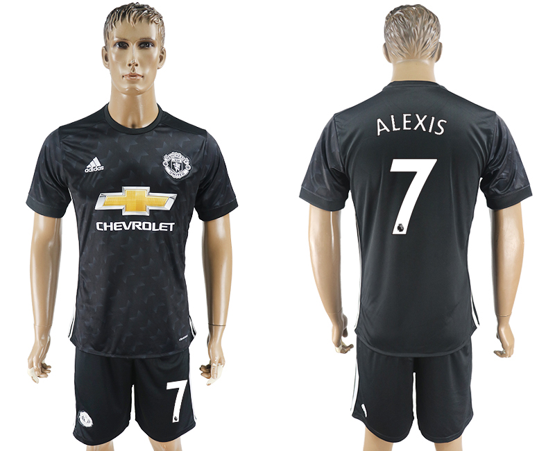 2017-18 Manchester United 7 ALEXIS Away Soccer Jersey