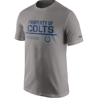 Indianapolis Colts Nike Property Of T Shirt Heathered Gray Indianapolis Colts Nike Property Of T Shirt Heathered Gray