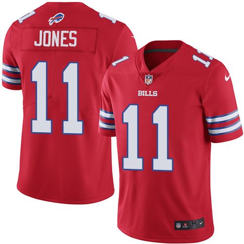 Nike Bills 11 Zay Jones Red Youth Color Rush Limited Jersey
