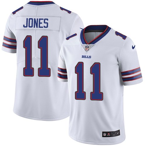 Nike Bills 11 Zay Jones White Vapor Untouchable Limited Jersey