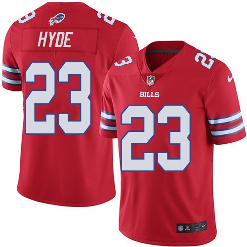 Nike Bills 23 Micah Hyde Red Youth Color Rush Limited Jersey