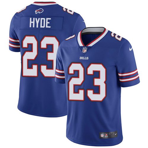 Nike Bills 23 Micah Hyde Royal Youth Vapor Untouchable Limited Jersey