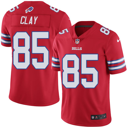 Nike Bills 85 Charles Clay Red Color Rush Limited Jersey