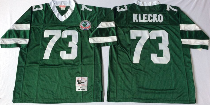Jets 73 Joe Klecko Green M&N Throwback Jersey