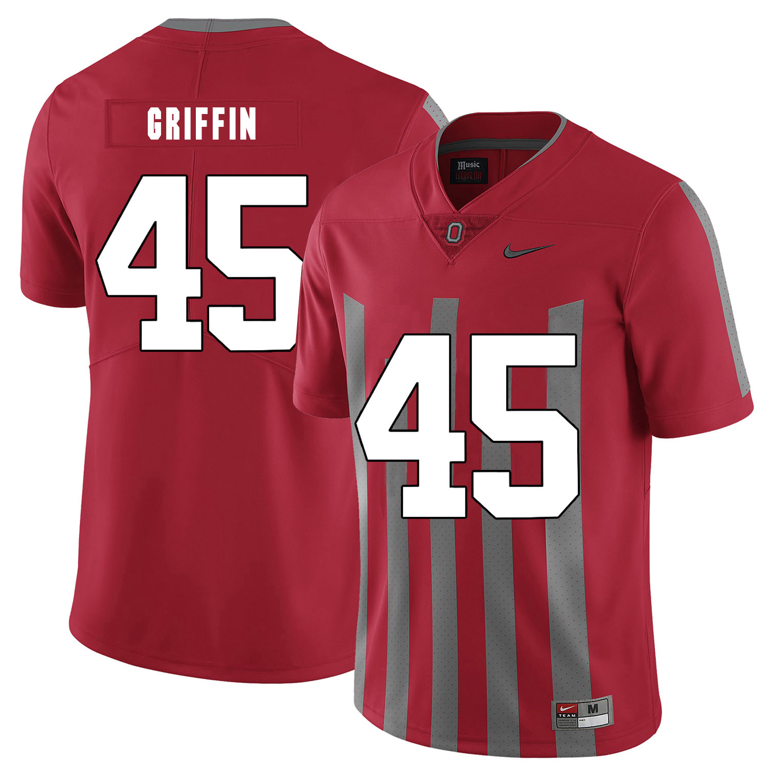 Ohio State Buckeyes 45 Archie Griffin Red Elite Nike College Football Jersey