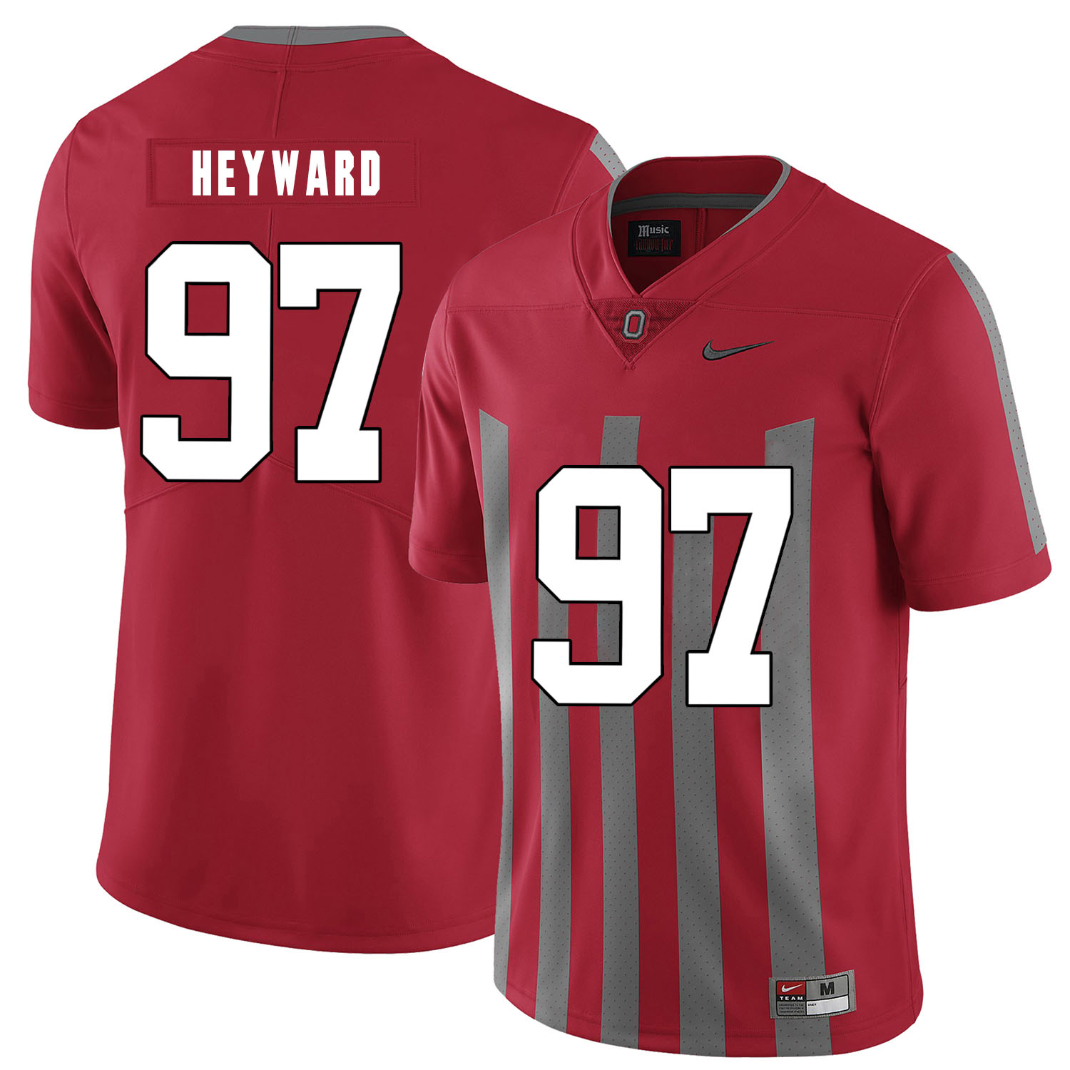 Ohio State Buckeyes 97 Cameron Heyward Red Elite Nike College Football Jersey