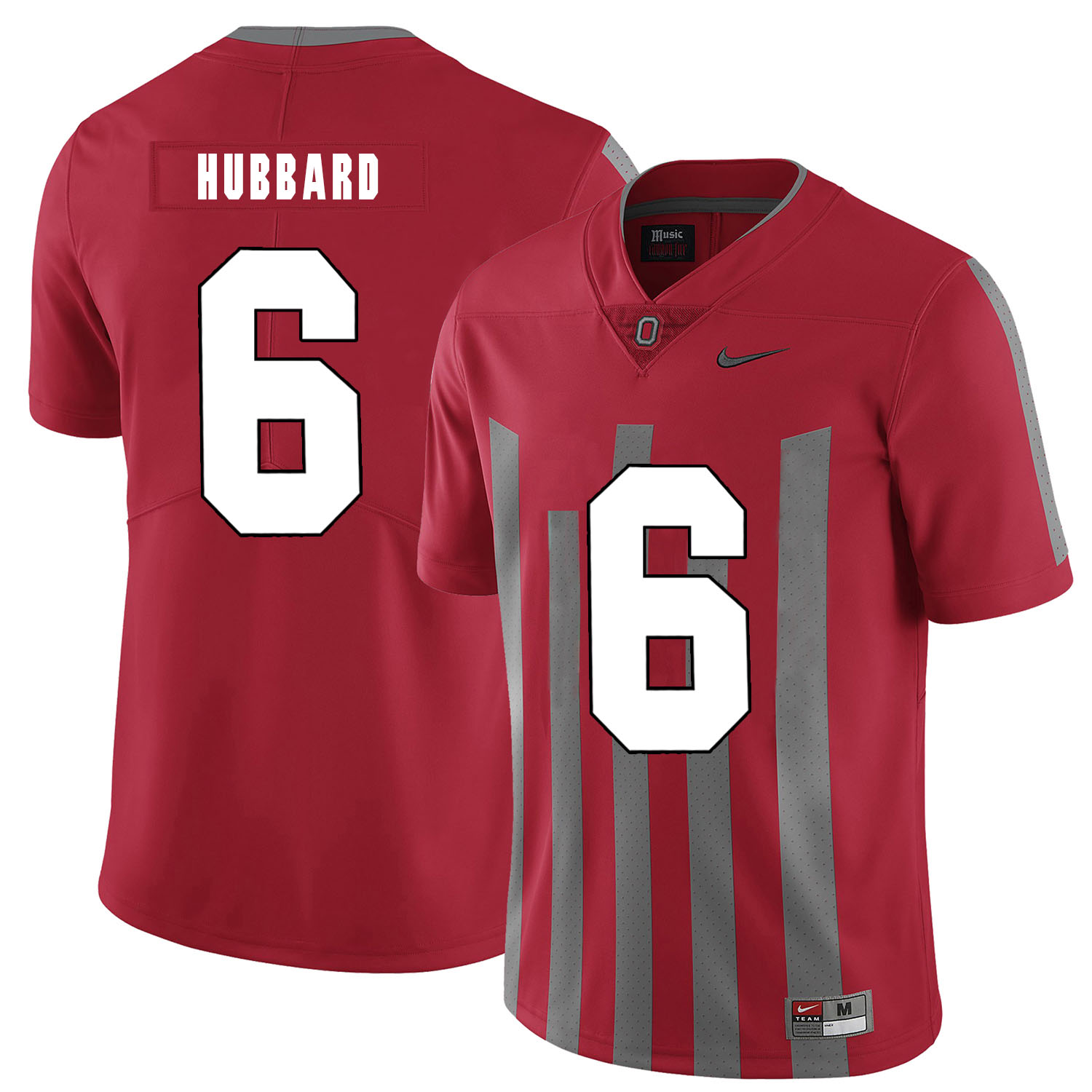 Ohio State Buckeyes 6 Sam Hubbard Red Elite Nike College Football Jersey