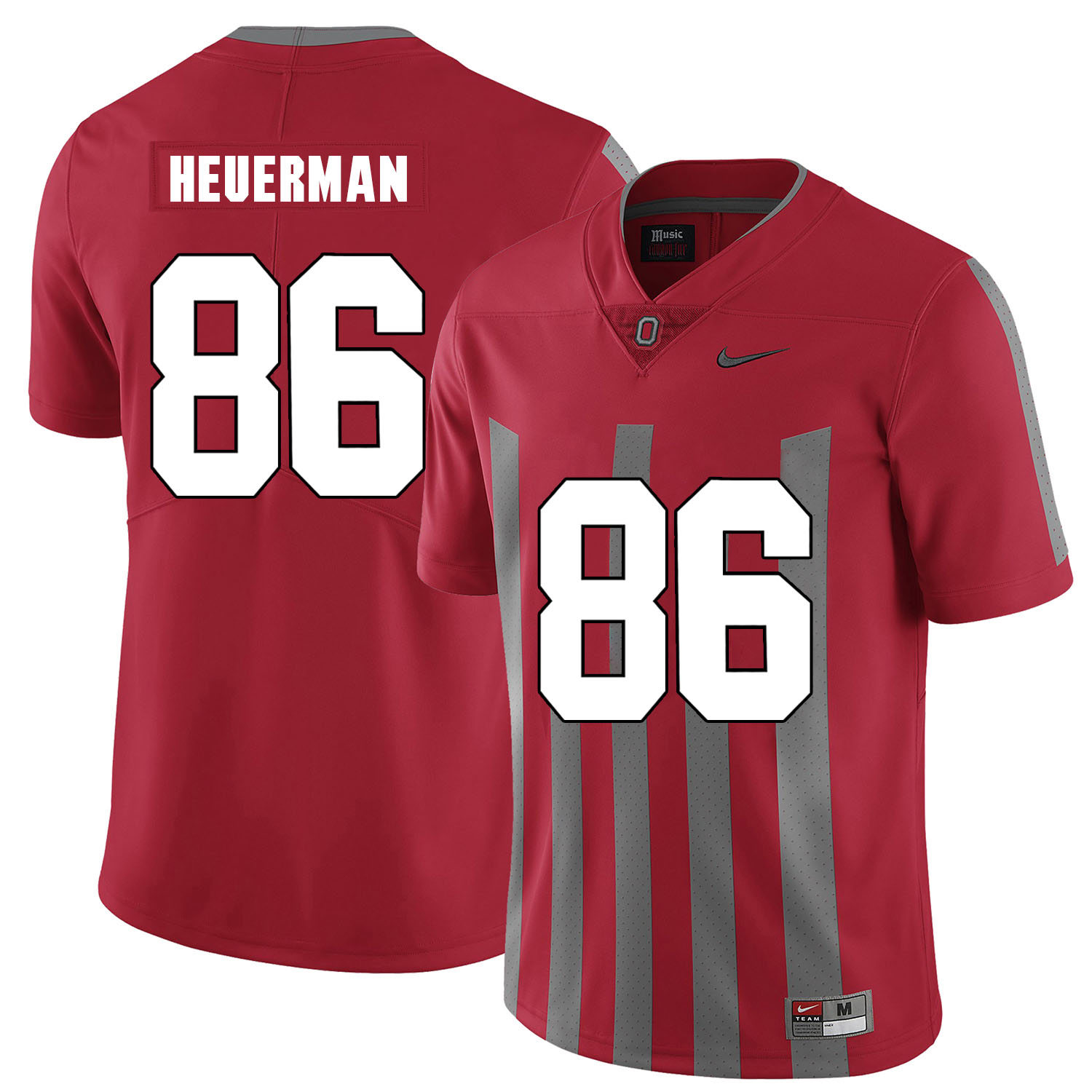 Ohio State Buckeyes 86 Jeff Heuerman Red Elite Nike College Football Jersey