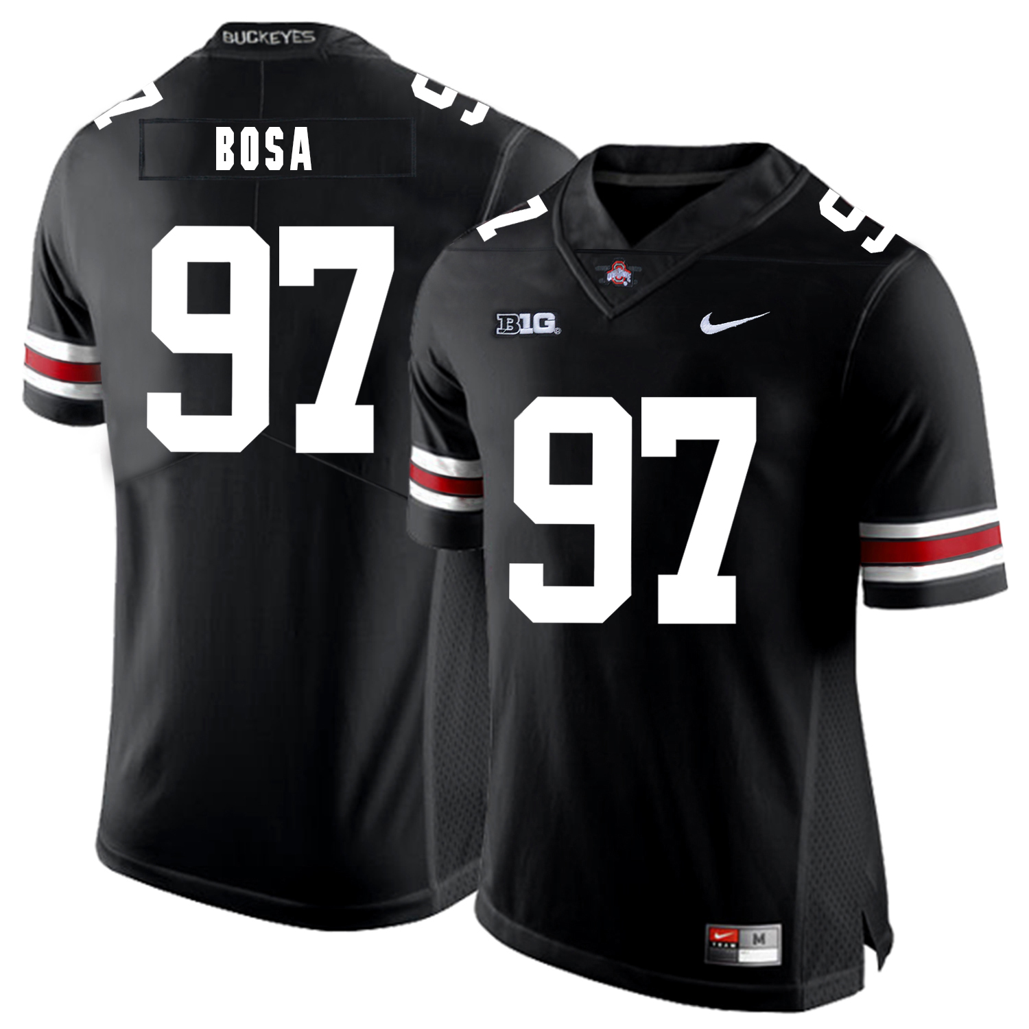 Ohio State Buckeyes 97 Joey Bosa Black Nike College Football Jersey