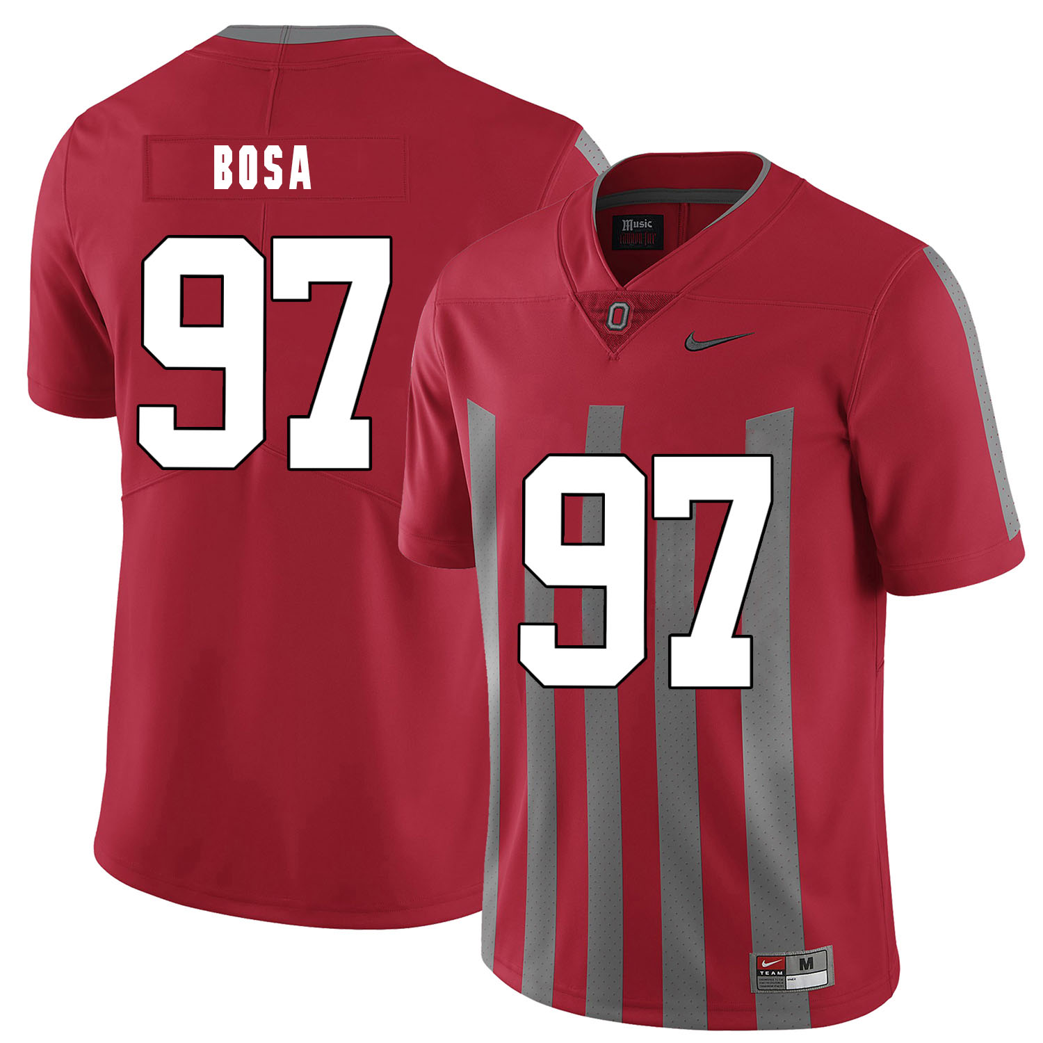 Ohio State Buckeyes 97 Joey Bosa Red Elite Nike College Football Jersey