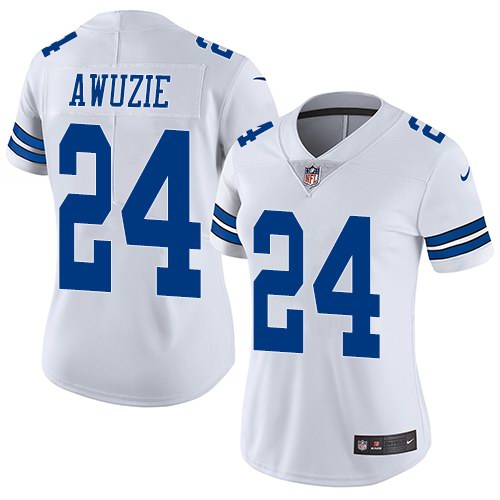 Nike Cowboys 24 Chidobe Awuzie White Women Vapor Untouchable Limited Jersey