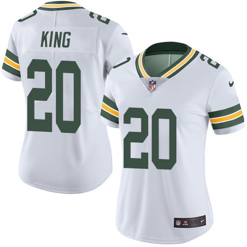 Nike Packers 20 Kevin King White Women Vapor Untouchable Limited Jersey