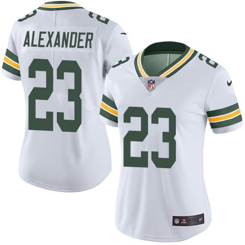 Nike Packers 23 Jaire Alexander White Women Vapor Untouchable Limited Jersey