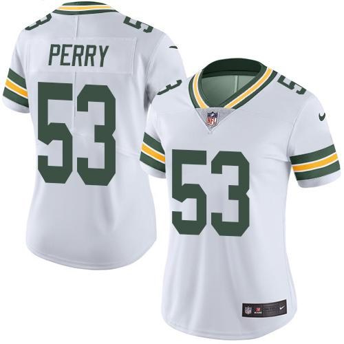 Nike Packers 53 Nick Perry White Women Vapor Untouchable Limited Jersey