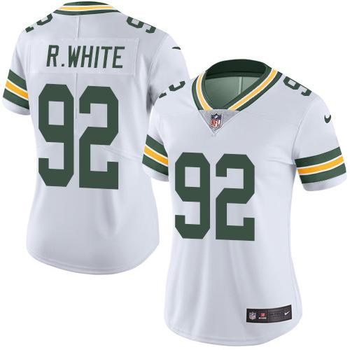 Nike Packers 92 Reggie White White Women Vapor Untouchable Limited Jersey
